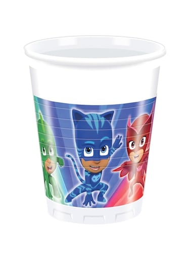 Procos 8 Plastic Cups 200Ml Pj Masks Entertainment One