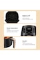 Digital Air Fryer, 6L Capacity, 8-in-1 Functions with Touch Display, Black and Gold