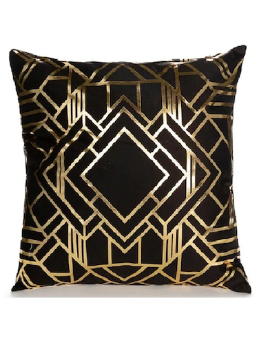 Cushion Covers 18x18 inch for Home Decor Hot Stamping Sofa Cushion Pillow Cover (Enchanting Maze Pattern)