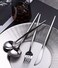 Innov. Glossy Silver Cutlery Set, Luxury 4 Pieces 304 Stainless Steel Tableware Set Including Fork Spoon Knife Tableware, Mirror Polish and Dishwasher Safe
