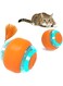 Masroo Moving Cat Toy Ball, Motion Activated Cat Toy for Indoor Cats, Interactive Cat Ball,USB Rechargeable, Auto on/Off, Smart Cat Toy for Exercise Entertainment,