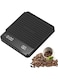 Digital Coffee Scale with Timer,Kitchen Scale With Led Display For Cooking Baking Weight with Non-Slip Mat