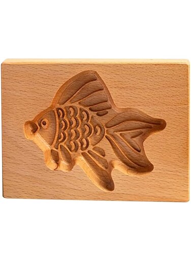 ZMYDZ Carved Wooden Cookie Molds, Wooden Cookie Biscuit Mold Baking Cookie Mold Wooden Carved Mold Cookie Cutter Embossing Mold, DIY Shapes Cookie Stamp, Gingerbread Mold, Pine Cone Mold (O, 1)