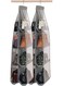 Hanging Closet Organizer, 2 Pcs 8 Pockets Hanging Handbag Purse Organizer, Made of Sturdy Double Layer Oxford Cloth and PVC, Foldable, Different Sizes Fit all Your Bags, Grey