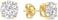 Colorland Toys - Sonata Gold Plated Surgical Steel Earrings Assorted Design