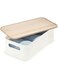 INTERDESIGN ID 086710 Beige Medium Opbergbox met Handvat en Deksel