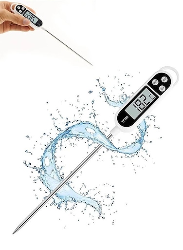 Instant Read Meat Thermometer Kitchen Cooking Food Candy Thermometer for Oil Deep Fry BBQ Grill Smoker Thermometer by