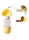 X spring Dog Water Bottle, 2 in 1 Pet Water Bottle with Dog Food Container, Puppy Water Bowl with Portable Carrying Rope, Convenient Dog Water Dispenser with Leak Proof, for Hiking and Travel