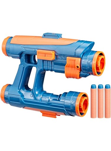 Marvel Star Lord Quad Blaster Inspired Studios' Guardians of the Galaxy Movie Vol. 3" with 3 Nerf Darts, Superhero Toys for Roleplay