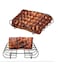 1 Pack Of Rib Rack Stainless Grill Stand BBQ Rib Holder, Holds 4 Rib for Grilling