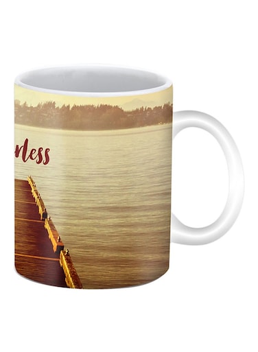 Be Fearless Premium Design Printed Mug Brown
