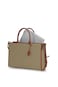 London Ladies Bag M1   Women&rsquo;s Elegant 15.6 inch Laptop Tote Bag Classy Computer Briefcase Brown