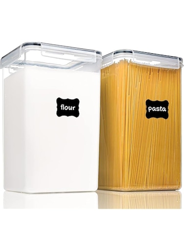 Mistrys Food Storage 6.5L 1set Extra Large Clear pp-plastic Food Grade Airtight