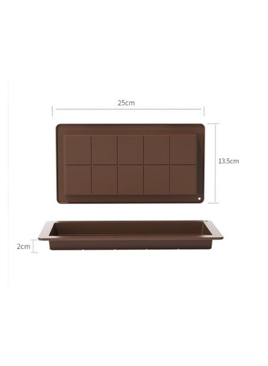 Food Rectangular Chocolate &amp; Cake Silicone Mold 25*13CM, Eco-Friendly &amp; Durable, Perfect for Baking &amp; DIY Creations Pistachio Chocolate Bar