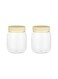 1000ml Foodgrade Storage Jar Pack of 2 is Designed for Safely Storing Food Items While Maintaining Freshness and Preventing Contamination.