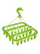 Drying Socks Folding Underwear Rack Hanger Green 24 x 32cm