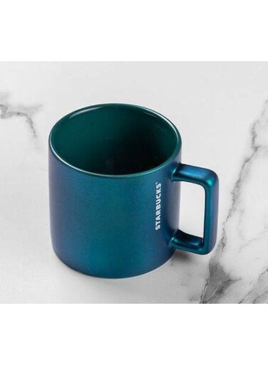 Teal Shimmer Coffee Mug, Blue/Green - 296ml