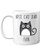 Your Wall Best Cat Dad Ever Mug, 12Oz Ceramic Dishwasher Safe Premium Mugs, Dad Coffee Mug By Spoil Your Wall