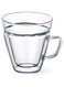 Simax Presso Cup Set (Double Wall Coffee Glass), Clear, 75 cl, SMX.55833, 2 Pieces