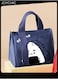 Colorful Aluminum Foil Heat Preservation Lunch Bag Water and Oil Proof Food Insulation Bag with Handle Strap for School Office Work Travel Outdoor