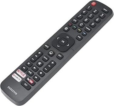 Replacement Remote Control EN2X27HS Compatible for Hisense LCD LED Smart TV.