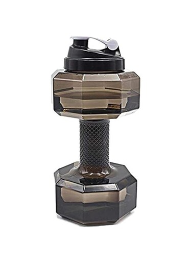 2.5L Dumbbell Shape Water Bottle, Eco- Sports Fitness Exercise Water Jug for Gym Rose