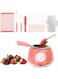 SYOSI Chocolate Melting Pot, Chocolate Melting Heating Fondue Machine, Electric Chocolate Melter, Chocolate Machine for Chocolate Cheese, DIY Kitchen Tools