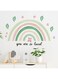 Containlol Rainbows Wall Decal, Rainbow Stickers Large Rainbow Wall Decor Peel and Stick Wallpaper for Girl Bedroom Baby Shower Nursery Kid Playroom Decor You are So Loved 30 x 14 inch (Sage Green)
