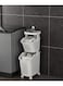 Modern 2 Layers Storage Organizer with Wheels And Storage Table