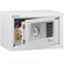 Rubik Safe Box with Key and Digital Keypad Lock Home Office Business Money Cash Jewelry Passports Security RB20EDS (20x31x20cm) White