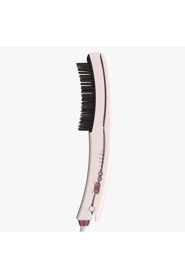 Dual-Mode Hair Straightening Brush 76W   3 Heat Levels   Auto Shut-Off