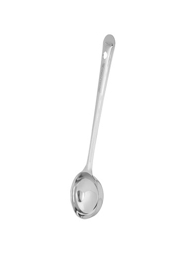 Royalford 36.5 cm stainless steel basting ladle- rf11485  ideal for cooking and serving food  premium-quality ladle, food-grade, elegant and lightweight design  silver