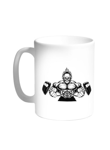 Sports Printed Coffee Mug White 11ounce