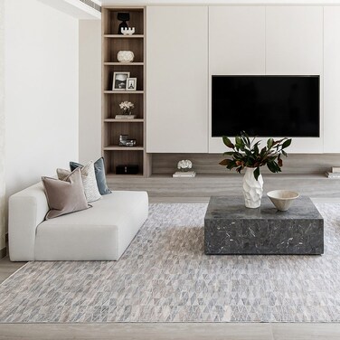 Savanna Sky 400 x 300 cm Carpet Centre Home Designer Rug for Bedroom Living Dining Room Office Soft Non-slip Area Textile Decor