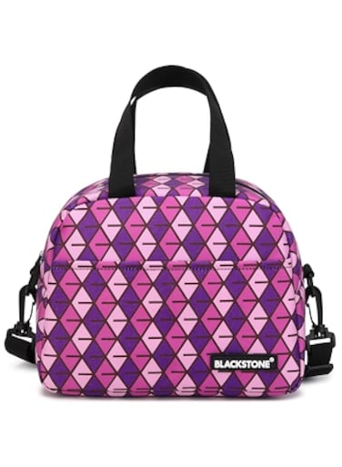 BLACKSTONE School Lunch Bag Luxury Design for Kids, Multipurpose School Lunch Bag for Boys Girls Teens MNL52 (Purple)