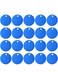 AUEAR, 20 Pack 25mm Round Shape Pet ID Tag Blank Dog Cat Number for Name Phone Charm Jewelry Making (Blue)