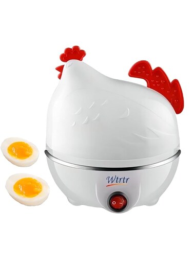 Wtrtr Electric Egg Cooker, 7 Egg Volume (White)