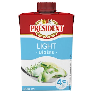 بريزيدنت كريمة لايت 200 ملل