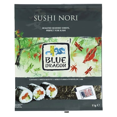 Blue Dragon Sushi Nori, 11g