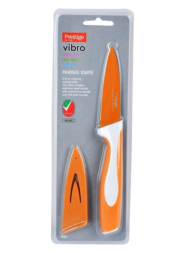 Paring Knife Orange/White 8.5cm