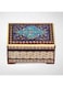 Luxury Khatam Jewellery Box, Wooden Inlay Design with Velvet Interior