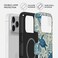 Mobcos iPhone 17 Pro Max Ocean Blueprint Premium Case Compatible with Hybrid Dual-Layer Hard Shell + Silicone Protection - Scratch-Resistant Shockproof Mobile Cover
