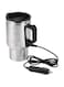 Car Heating Cup, 12V 450ml Electric Stainless Steel Travel Coffee Mug, Vacuum Insulated Heated Cup to Heat Milk, Water, 60W, Fits Car Cup Holders, Serves As Travel Essential