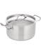 CHEFSET STEEL COOKING POT WITH LID 20CM , SILVER , CI5003 , 1 PC
