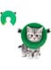 Khazna Cat Cone, Green, Soft, Adjustable, Comfortable, Prevent Licking Wounds