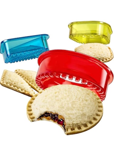 LIENJAER Sandwich Cutter and Sealer, Pack of 5 Uncrustables Sandwich Maker for Kids, Bread Sandwich Decruster Pancake Maker DIY Cookie Cutter for Boys and Girls Lunch Lunchbox and Bento Box