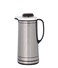 Vacuum Insulated Thermal Jug, 1.6 L, Leak Proof Double Wall, Stainless Steel, Silver and Brown, 8312S