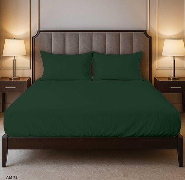 4 Pieces Bedsheet Set Single Size (120 x 200+35cm) Including 1 Duvet Cover 1 Fitted Sheet 1 Oxford &amp; 1 Standard Pillowcases Durable &amp; Long Lasting Quality