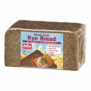 Delba Whole Grain Rye Bread, 500g