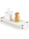 Instant Dry Bathroom Kitchen Sink Organizer, Diatomite Stone Drying Tray for Soap Dispenser, Sponge Brush and Toothbrush Cup, Countertop Fast Drying Rack